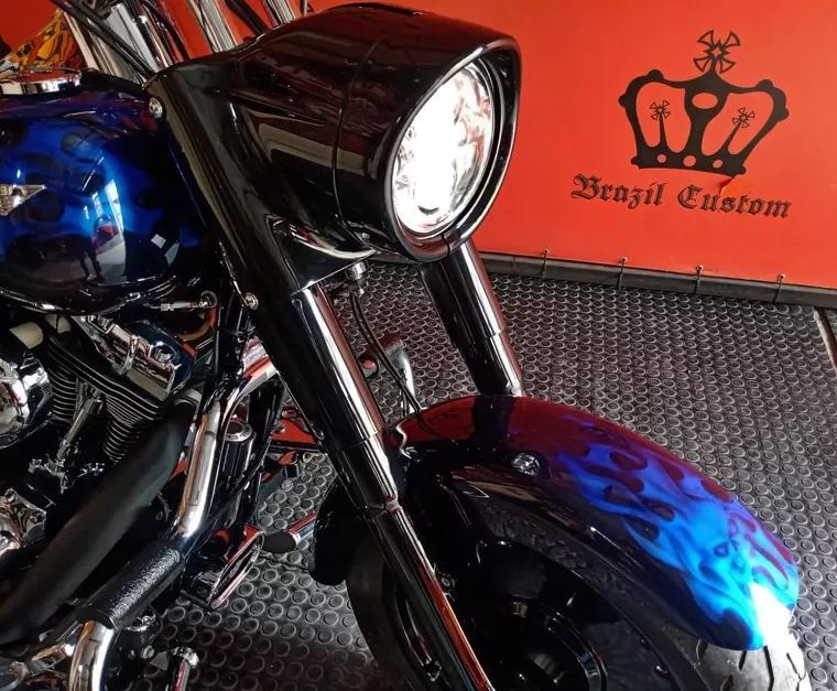 Harley-Davidson Fat Boy Azul 6